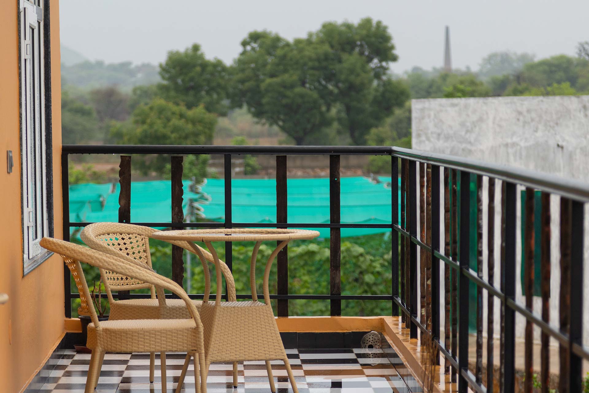 balcony view of Aranyavas Nature Retreat