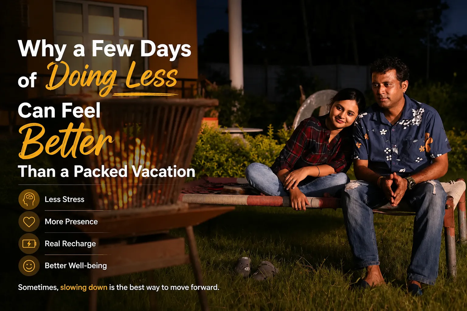 Why a Few Days of Doing Less Can Feel Better Than a Packed Vacation